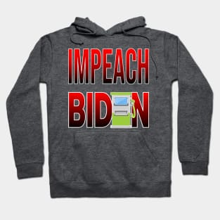 IMPEACH BIDEN I DID THIS GAS PUMP DESIGN RED TO BLACK GRADIENT DESIGN Hoodie